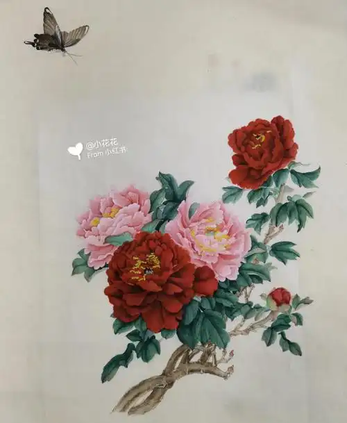 中国画工笔画花鸟作品分享