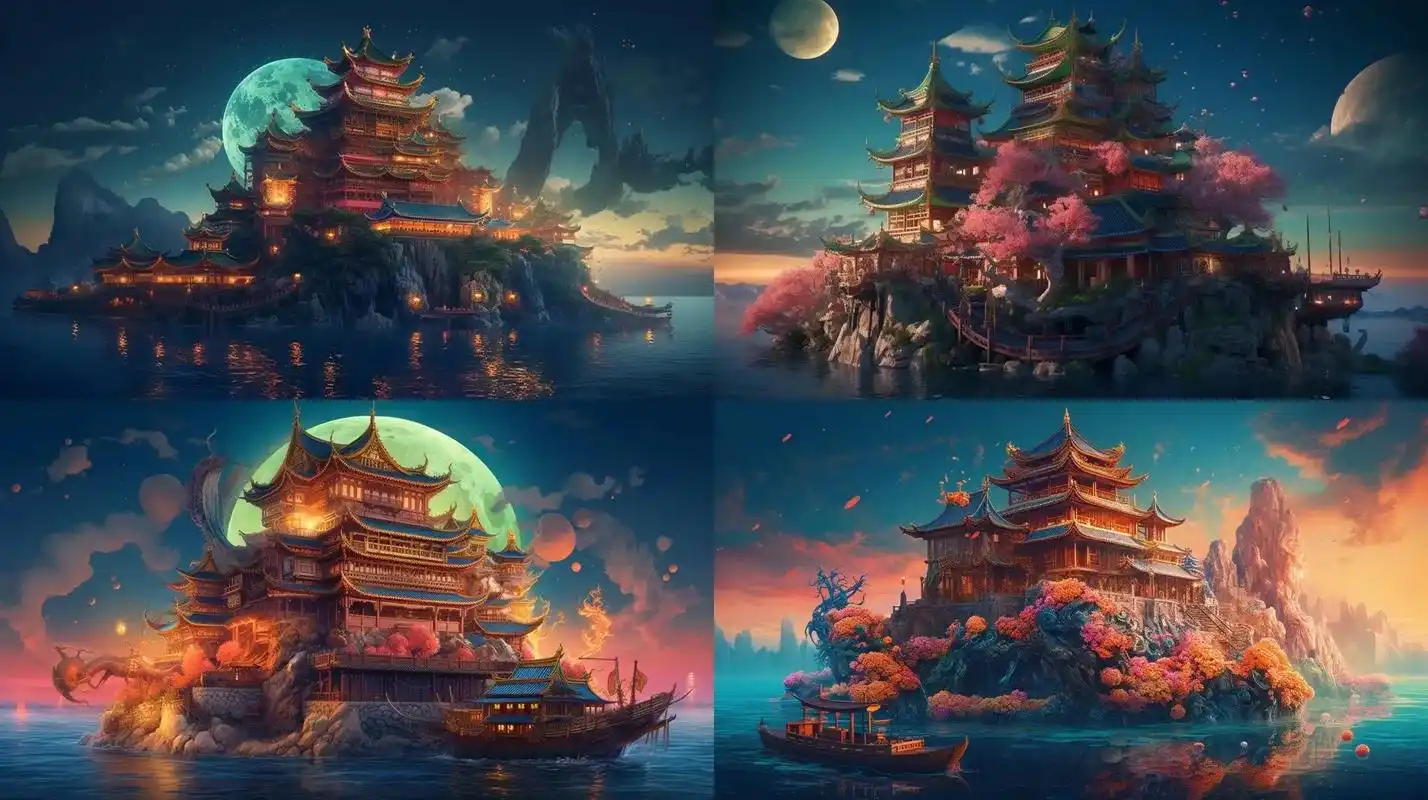 小说推文古代仙侠场景百张合集