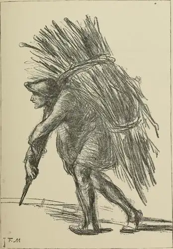 绘画大师米勒的素描精品