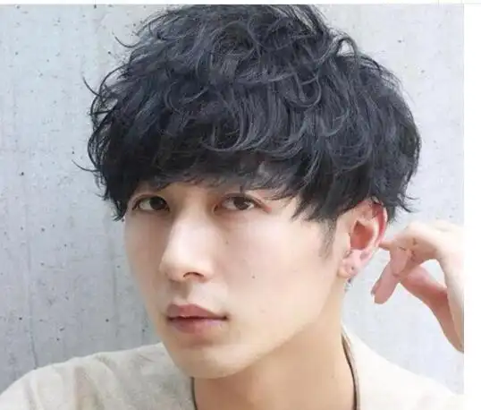 蓬松男生烫发发型 空气感十足男生烫发型(3)_烫发_西子美发网