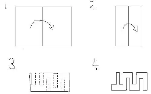 剪纸心双喜字剪法步骤
