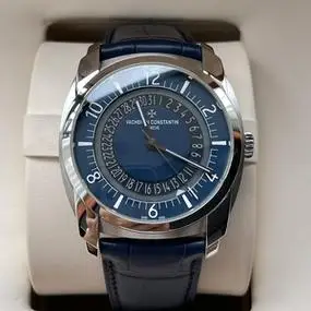 即拍即得江诗丹顿手表男奎德利系列4500s自动机械95新瑞士腕表