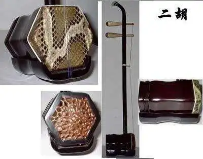 京胡,板胡,高胡,中胡,革胡 等乐器的结构与二胡大同小异,只是