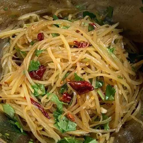 从小吃到大的炝拌土豆丝