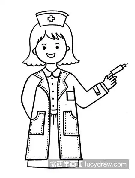 护士怎么画白衣天使简笔画步骤有哪些