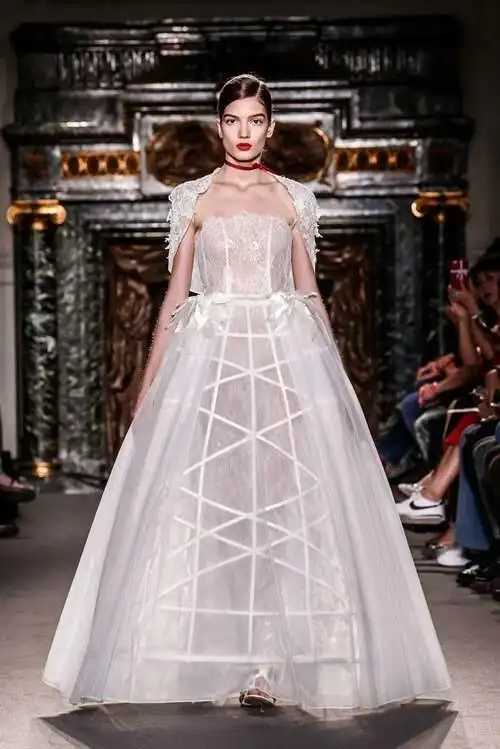 lanyu兰玉,透视婚纱,2016巴黎秋冬高定秀场