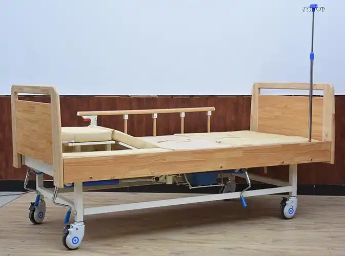 手动中曲木质包围防侧滑手摇便孔护理多功能养老院家用护理床