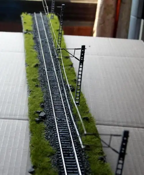 火车模型沙盘场景 100cm展示轨ho火车铁道模型微型沙盘仿真模型火车