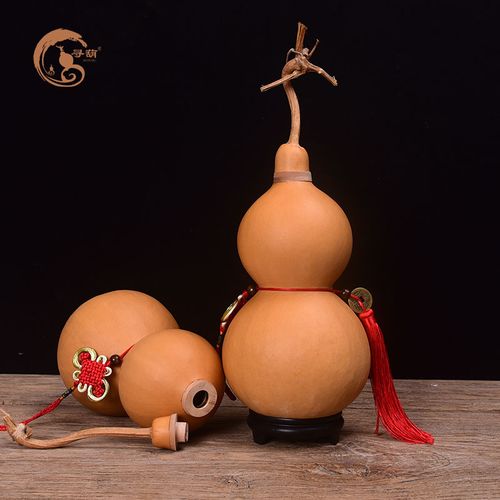 开口葫芦挂件摆件木塞家居玄关厕所_寻葫旗舰店