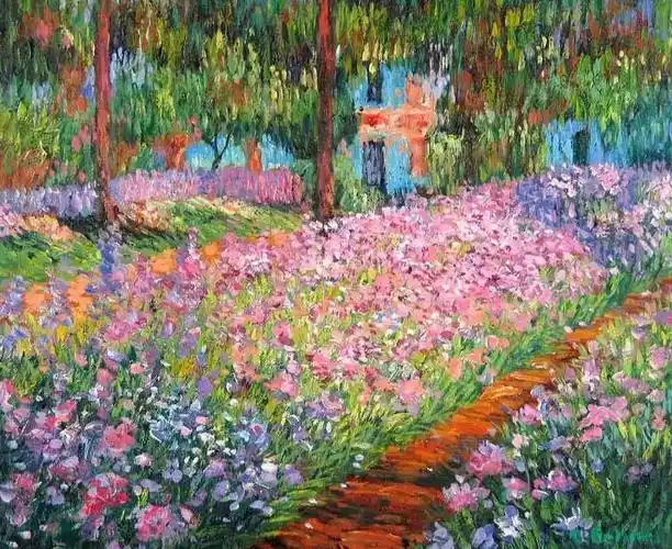 莫奈笔下的春天