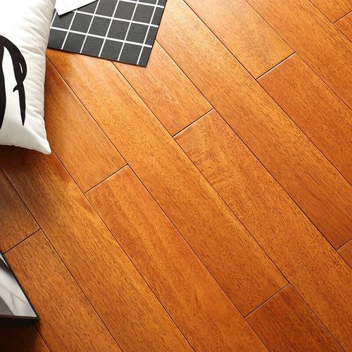 帝诺居 番龙眼实木地板小菠萝格原木本色耐地热暖免龙骨锁扣实木地板