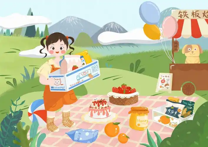 夏日野餐吧 - swank - 原创作品 - 视觉中国(shijueme)