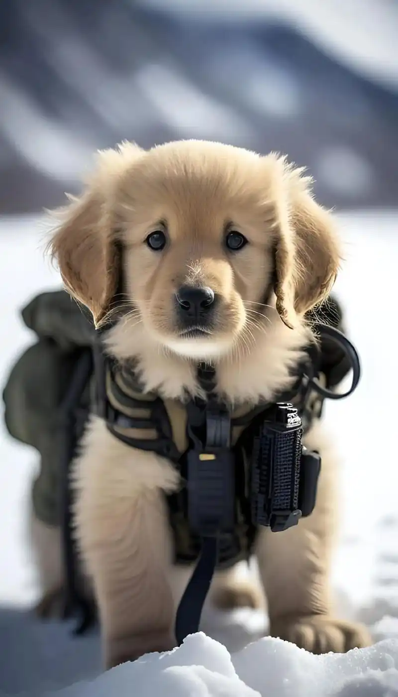 小狗特种兵之金毛2,小金毛暖暖气质根本无法抵挡,既帅气又温柔