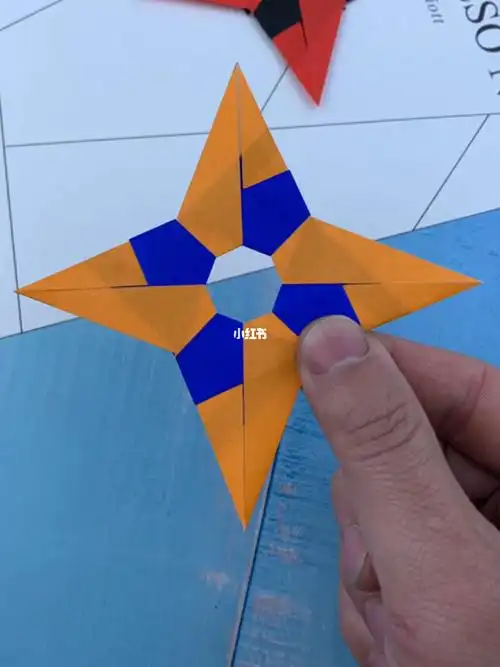 十字飞镖折纸