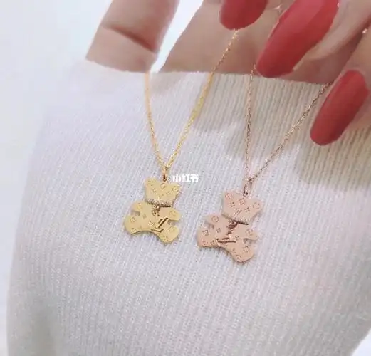 lv小熊钻石项链_钻石项链_路易威登怎么样_泰迪熊怎么样_项链_呆萌