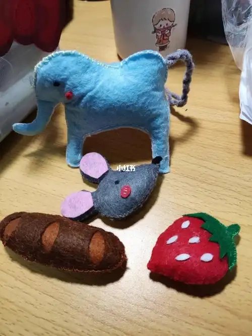 不织布玩偶不织布作品