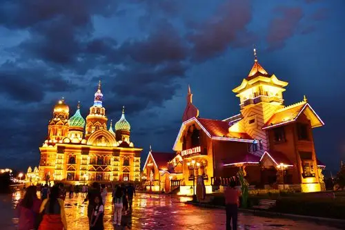 满州里俄罗斯风情城市——套娃景区