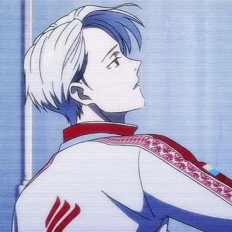 动漫男生头像冰上的尤里维克托