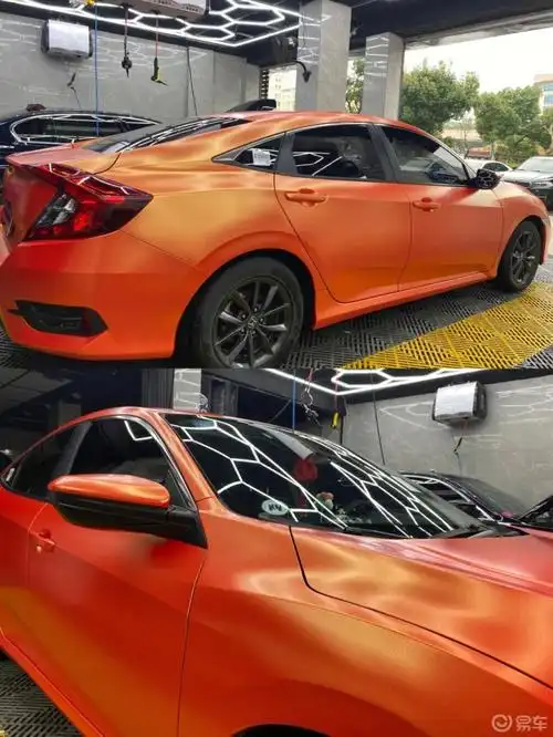 改色,哑光钻石金魅橙999999_思域社区_易车社区