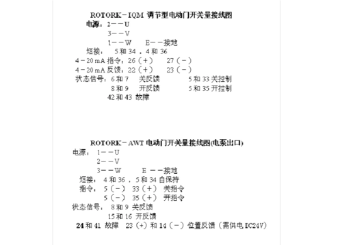 罗托克执行器接线图(中文)