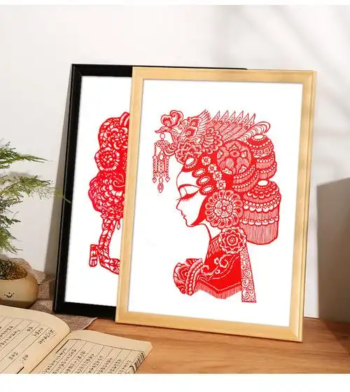 字画装裱框架材料剪纸画框装裱相框挂墙a3a4材料4k8k八开书法字画国画