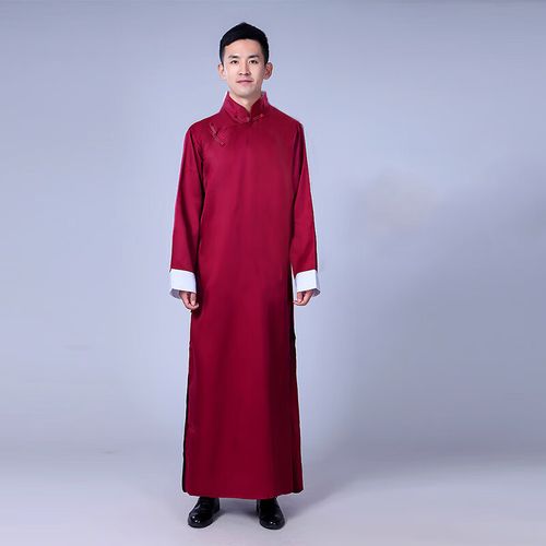 依睿洋民国服装长衫相声服装大褂五四学生装男长袍马褂说书人演出服