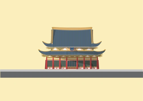 古建筑寺庙的小法堂|插画|其他插画|lovecnlsao - 原创作品 - 站酷