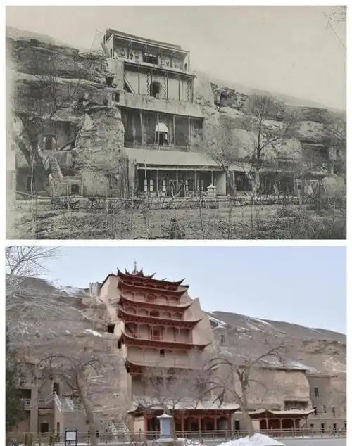 建国前后敦煌莫高窟对比最能体现敦煌莫高窟盛衰与荣辱
