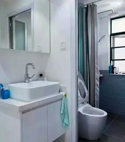 东莞厨卫翻新装修小户型卫生间干湿分离这么做分享几个设计方案