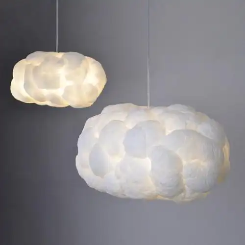 云朵吊灯现代简约漂浮白云diy艺术灯具北欧创意个性餐厅工程吊灯_7折