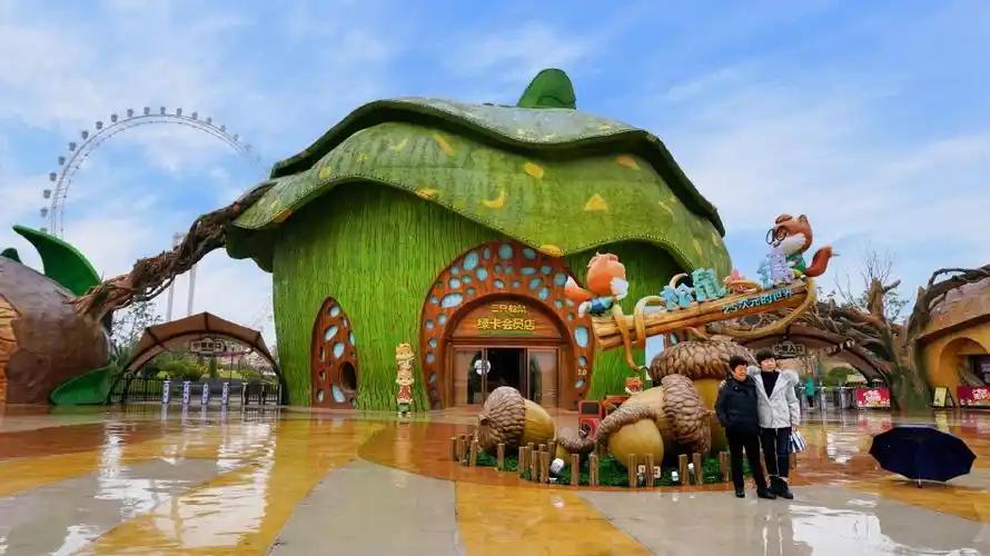 安徽旅行冬日漫游芜湖松鼠小镇