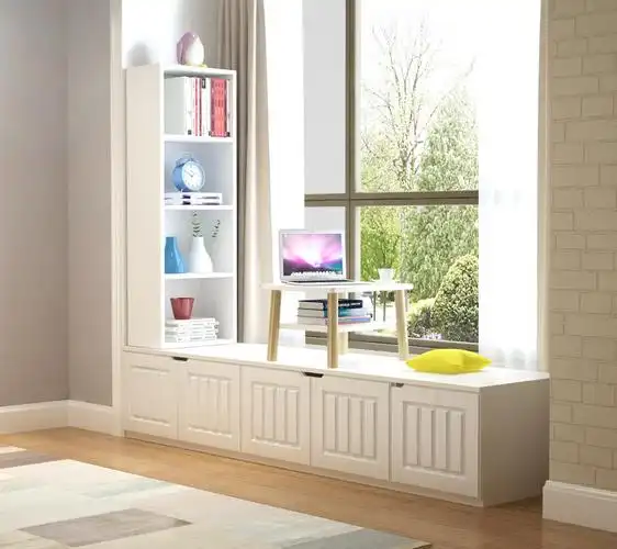 储物收纳柜飘窗柜定制阳台柜窗边柜可坐简易自由组合矮柜收纳储物柜