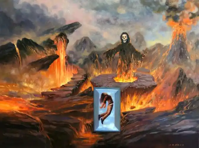 画一张地狱是什么样子的创作