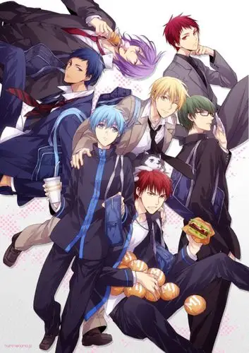 黑子的篮球# #全员# 黄濑凉太 绿间真太郎 紫原敦 赤司征十郎 青峰大