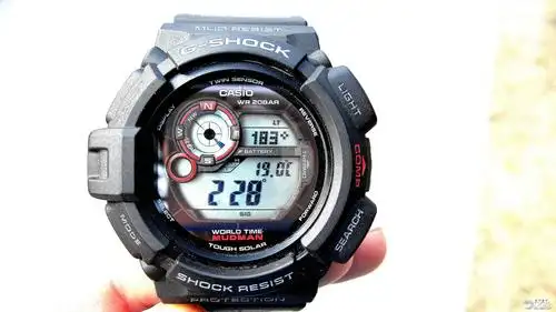 上手卡西欧g-shock无波泥人g-9300-1d