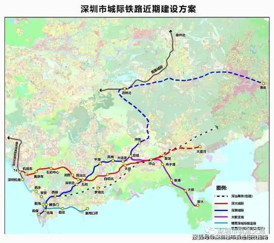387km.通过该线路与深圳惠城际和深大