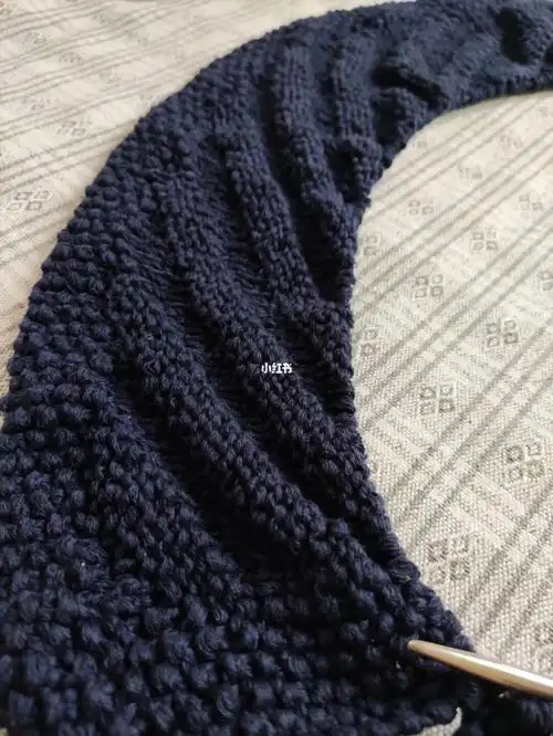 棒针编织毯子第三天