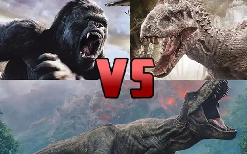 金刚vs暴虐龙vs霸王龙