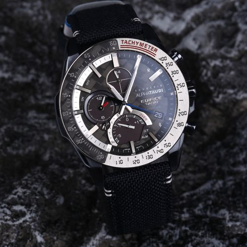 卡西欧红牛限量版f1冠军车队赛车光能蓝牙手表男eqb-1000at-1a