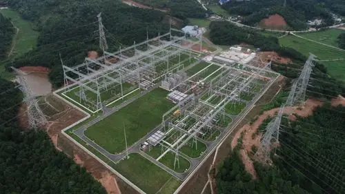 浏阳500千伏变电站全貌