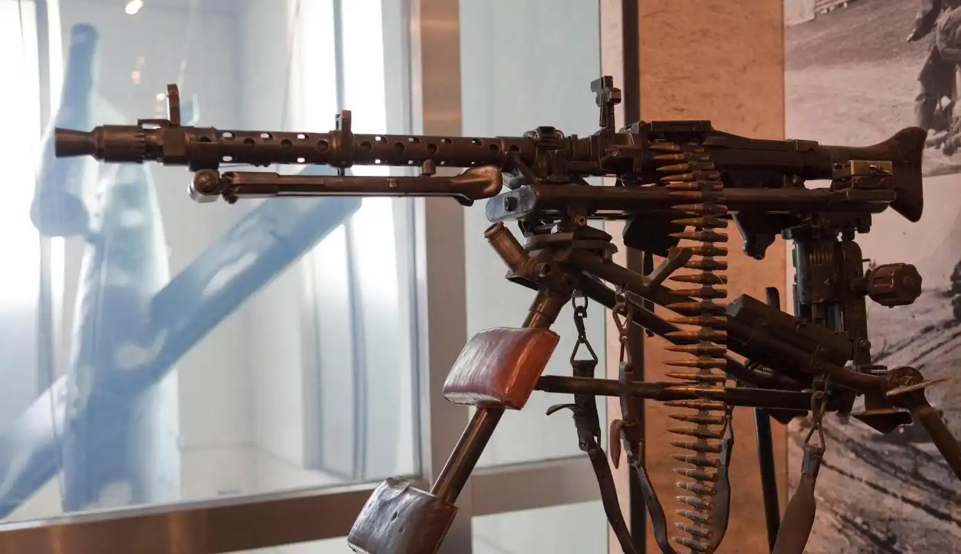 世界上第一种通用机枪 德国造mg34通用机枪