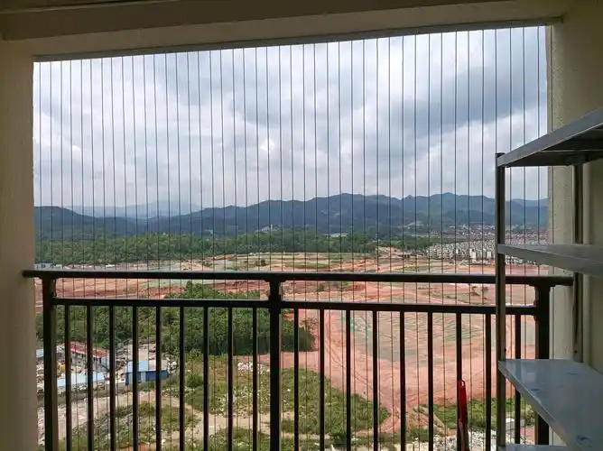阳台隐形防护网防盗网门窗铝合金安装