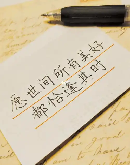 愿世间所有美好都恰逢其时