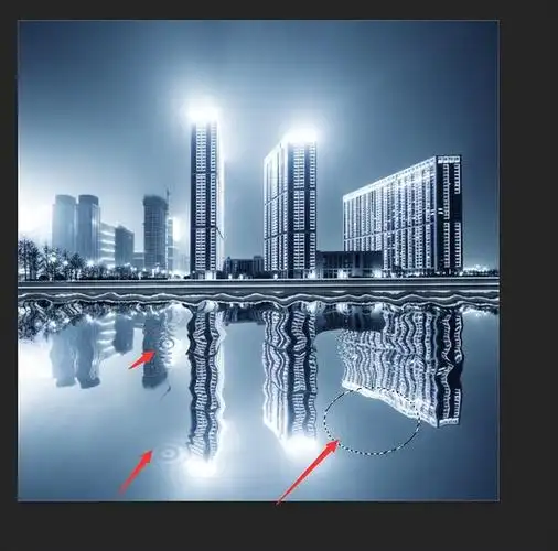 怎么做建筑倒影ps,如何制作水面倒影详细教程