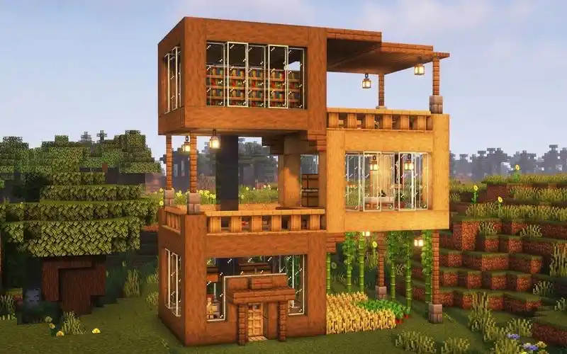 【lexthebuild】木屋(授权转载)_我的世界
