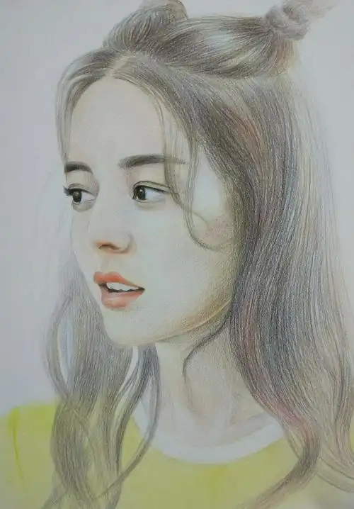 彩铅人物写生