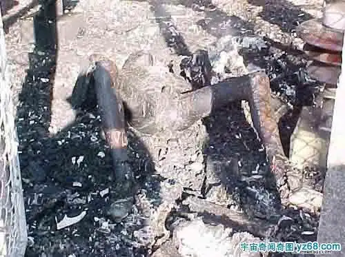 男子不慎被雷劈中立刻成了炭人