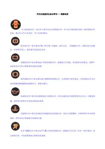 依维柯故障灯图解大全 - 百度文库