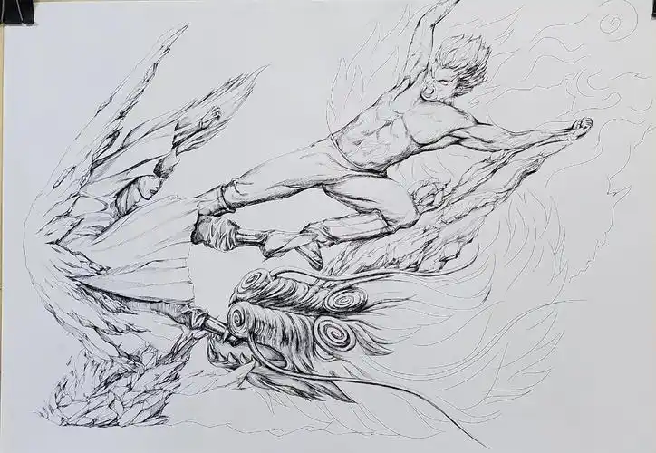 何染尘埃:#迈特凯#青春#凯皇#手绘