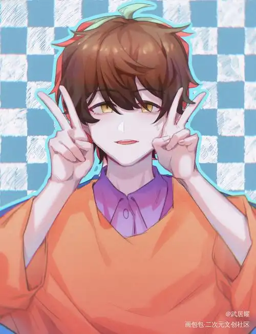 默  契  挑  战/茄猩注意_中国boy超级大猩猩老番茄中国boy平涂日系我